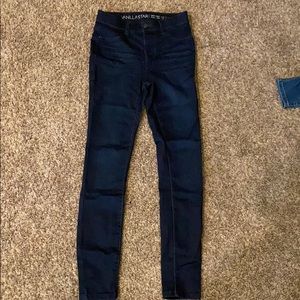 high-rise skinny jeans